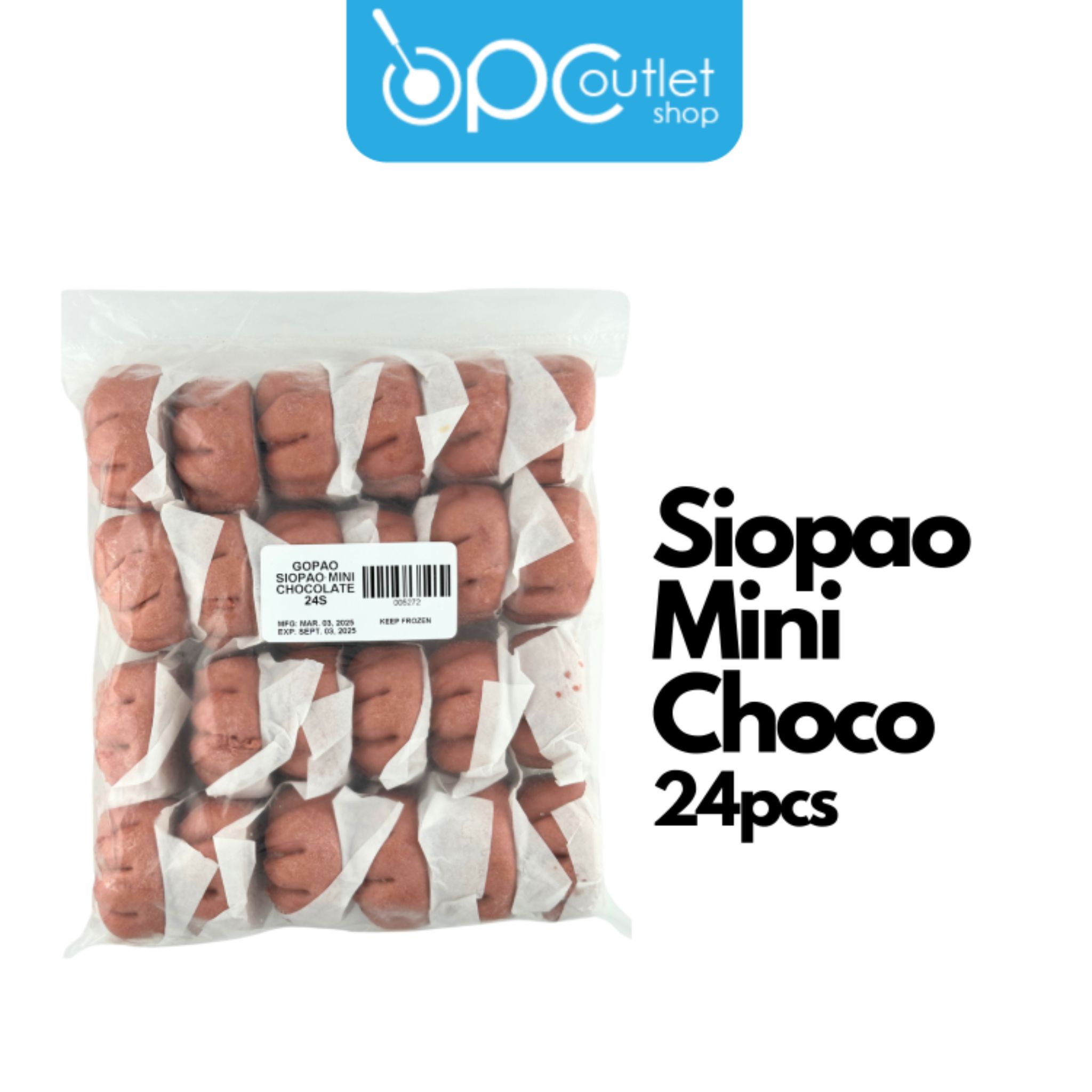 Gopao Siopao Mini Chocolate 24s